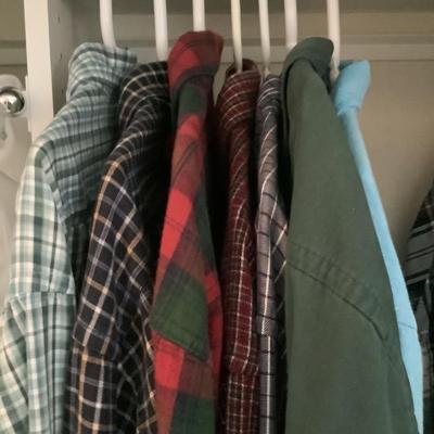 Menâ€™s large size shirt lot