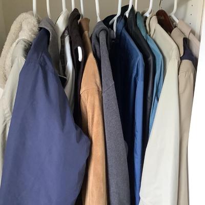 Menâ€™s coats lot