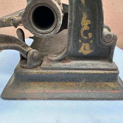 Antique Cast Iron Fabric Fluter American Pat. 1886