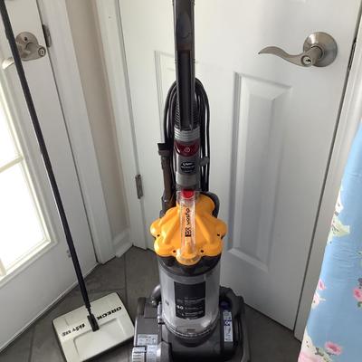 Dyson vacuum, Oreck sweeper, ironing board