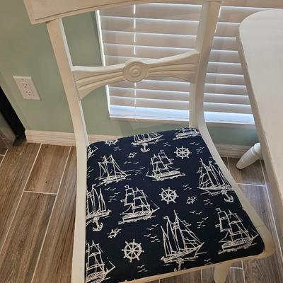 Antique Kitchen table and two chairs