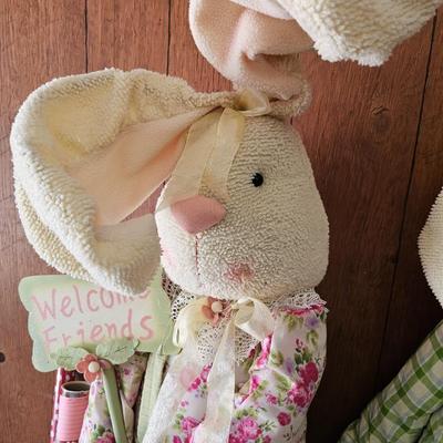 Funny Bunnies and Holiday wrapping paper