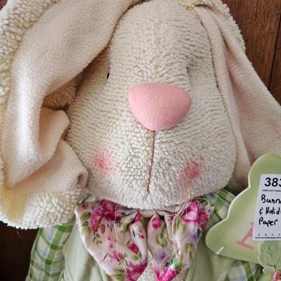 Funny Bunnies and Holiday wrapping paper