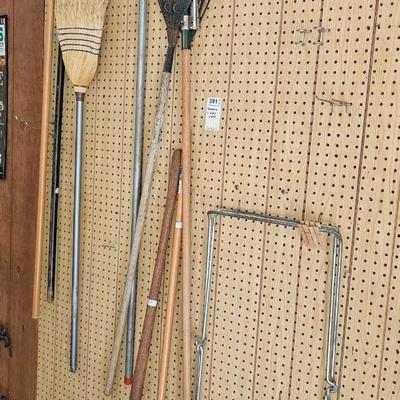 Brooms and Yard items