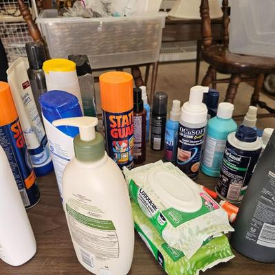 Toiletries and weights