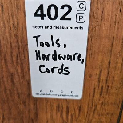 Tools, Hardware and cords