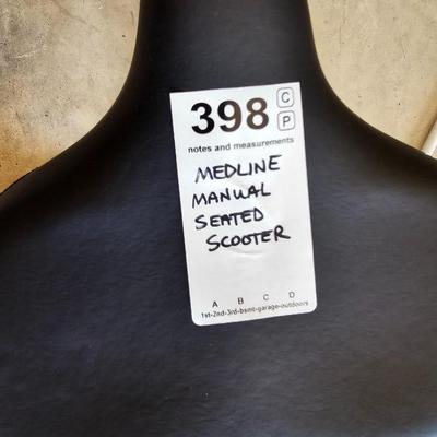 Medline Manual Seated Scooter