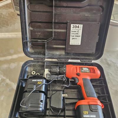 Black and Decker Fire Storm Drill in case