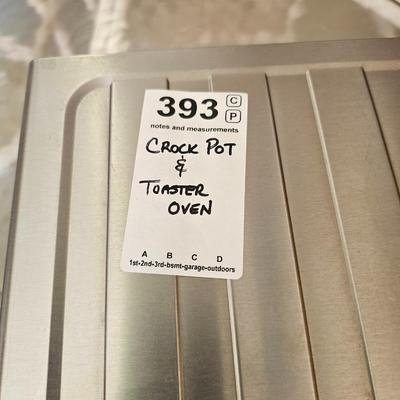 Crock Pot and Toaster Oven