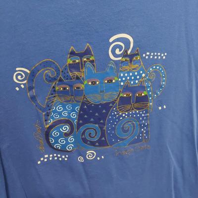 Laurel Burch Cat Purse and Indigo Cats Tee plus more (PC-BBL)