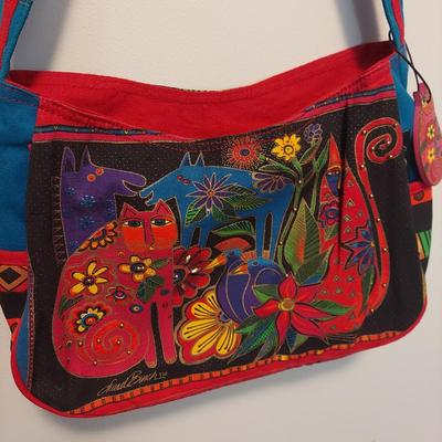 Laurel Burch Cat Purse and Indigo Cats Tee plus more (PC-BBL)