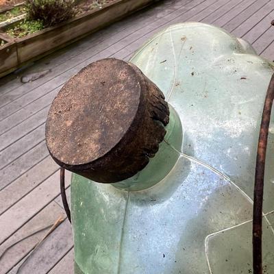 Green Metal Corner Plant Stands & Yard Art (BD-RG)
