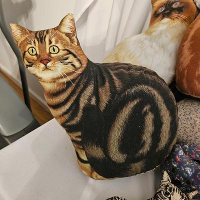 Feline Plush Animals, Draft Dodgers and Door Stops (UD-DW)