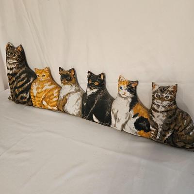 Feline Plush Animals, Draft Dodgers and Door Stops (UD-DW)