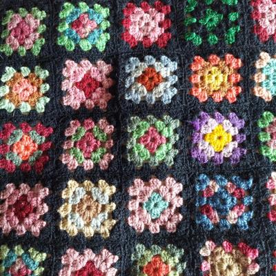 Three Afghan Style Crochet Blankets (PC-BBL)