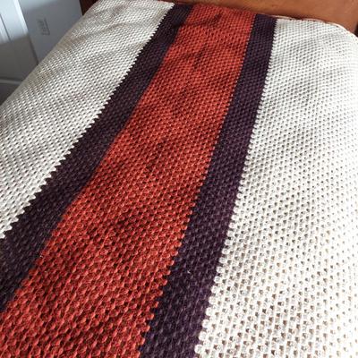 Three Afghan Style Crochet Blankets (PC-BBL)