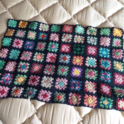 Three Afghan Style Crochet Blankets (PC-BBL)