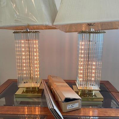 Two Brass Lamps w/ Unique Features (D-MG)