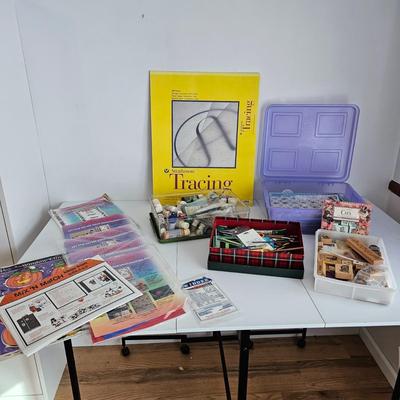 Assorted Craft, Paint, Stamps & Jewelry-Making Items (UC-JS)
