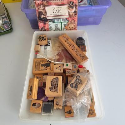 Assorted Craft, Paint, Stamps & Jewelry-Making Items (UC-JS)
