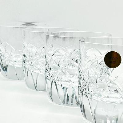 BLOCK ~ Rainbow ~ Double Old Fashioned Set Of Four (4)