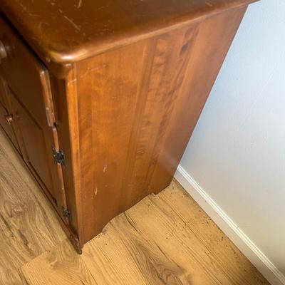 Wooden Three Dovetailed Drawer Cabinet (D-MG)