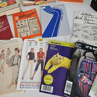 Sewing Books, Dress Form, Iron & More (UC-JS)