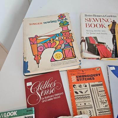 Sewing Books, Dress Form, Iron & More (UC-JS)