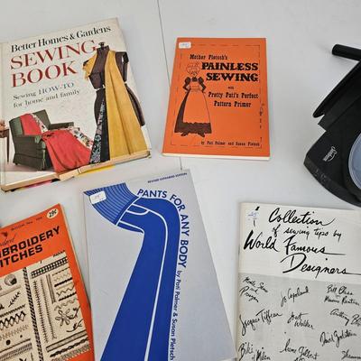 Sewing Books, Dress Form, Iron & More (UC-JS)