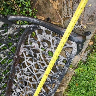 Vintage Metal patio garden bench