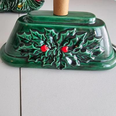 Oblong Ceramic Mantel Christmas Tree (UC-JS)