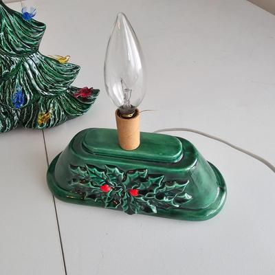 Oblong Ceramic Mantel Christmas Tree (UC-JS)