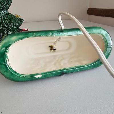 Oblong Ceramic Mantel Christmas Tree (UC-JS)