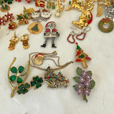 Holiday Jewelry - Earrings, Brooches, Necklace, Pins & More (P-RG)