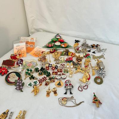 Holiday Jewelry - Earrings, Brooches, Necklace, Pins & More (P-RG)