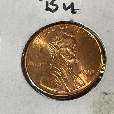 2000-P Type-1 & Type-2 Wide & Close AM's in Uncirculated Condition as Pictured.