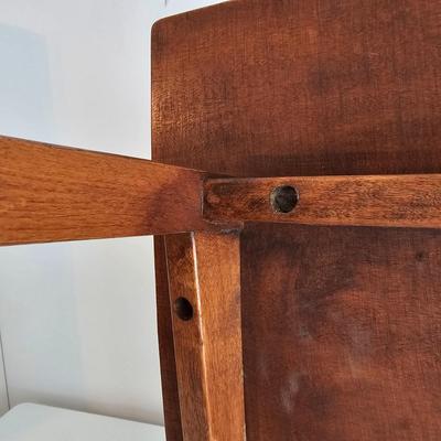 Wooden Curved Bench Seat (UC-JS)