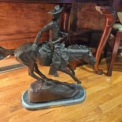Remington Arizona Cowboy Sculpture