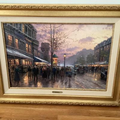 Thomas Kinkade Blvd LIghts Paris