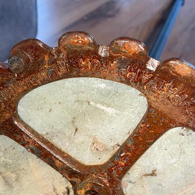 Rembrandt Vintage Iron and Marble Floor Lamp (LR-DW)