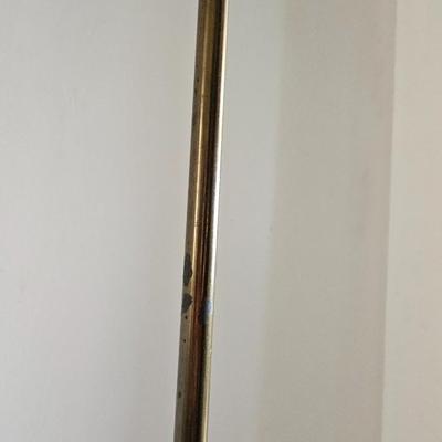 Brass Floor Lamp with Glass Shades (LR-DW)