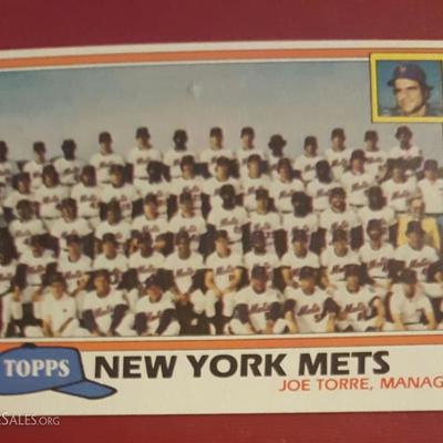 Topps New York Mets Vintage Baseball Team Card Joe Torre Manager