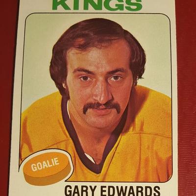 Gary Edwards Kings Vintage Hockey Card