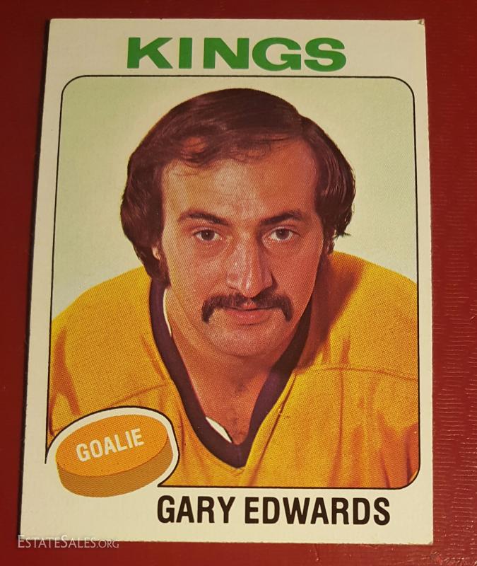Gary Edwards Kings Vintage Hockey Card
