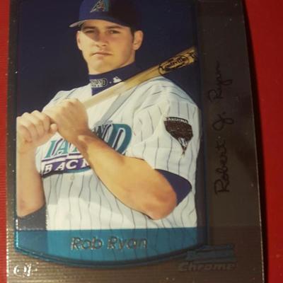 Rob Ryan Bowman Chrome Baseball Card
