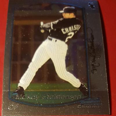 McKay Christensen Bowman Chrome Baseball Card