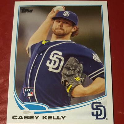 Topps Casey Kelly Padres Rookie Card