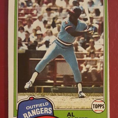 All Oliver Rangers Outfield Vintage Baseball Card