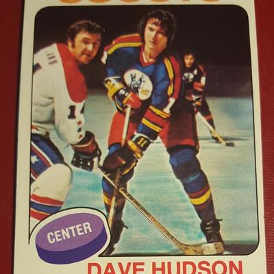 Dave Hudson Vintage Hockey Card