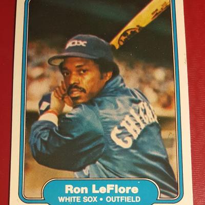 Ron Leflore Vintage Chicago White Sox Baseball Card